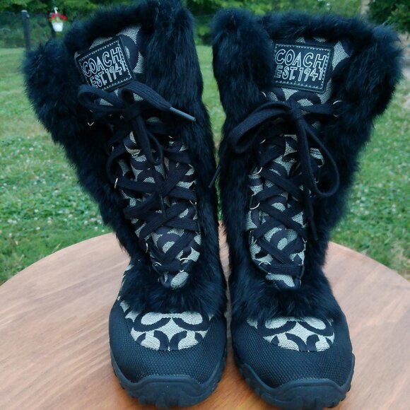 Coach Jennie Boot 8.5B Black - Picture 2 of 6